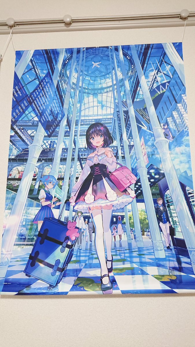 絵師100人展8 藤ちょこ キャンパスアート 理想のマイルーム 絵師100人