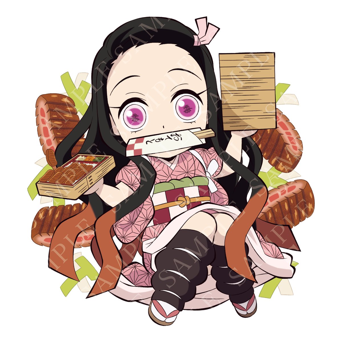 鬼滅の刃 ダイニング　書き下ろしイラスト スタンディPOP原画版 竈門禰豆子