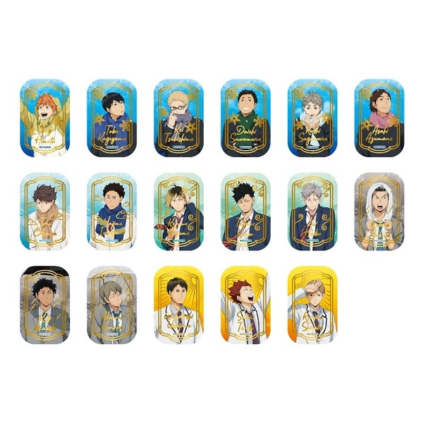 ハイキュースクエア缶バッジオフショット×カラー第一弾セブンネット缶