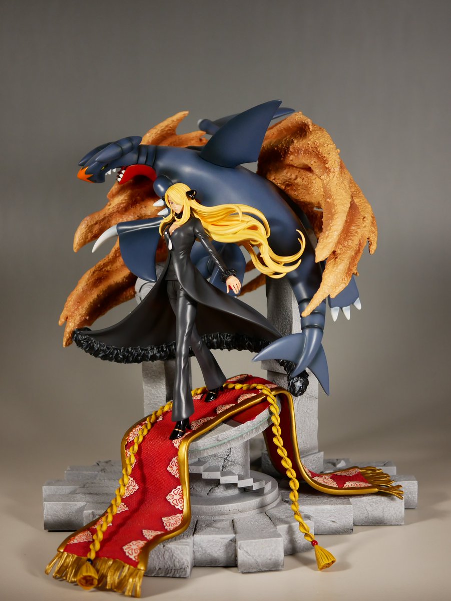 レビュー】 Erzhoumu Studio Cynthia Garchomp Pokemon H32cm シロナ