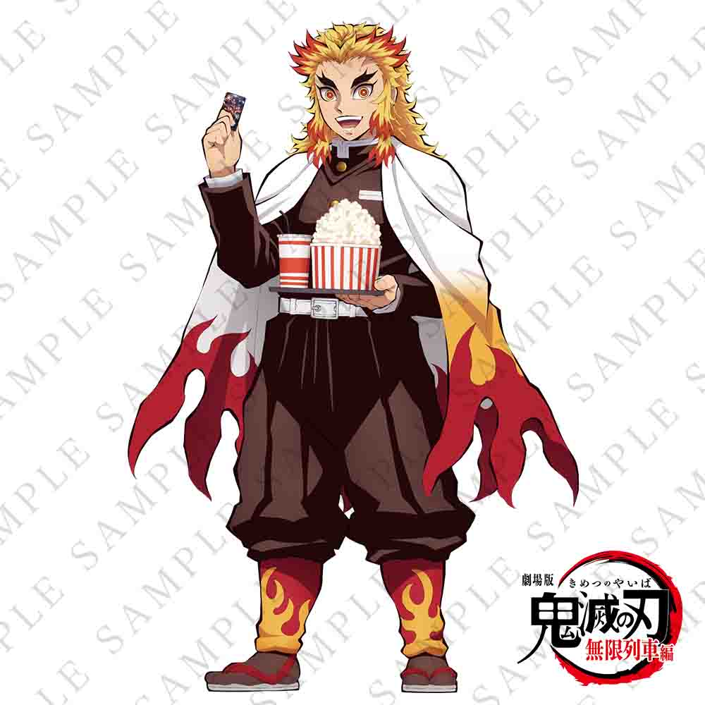 鬼滅の刃 描き下ろしイラストレプリカミニバナー 煉獄 鬼滅の刃 描き