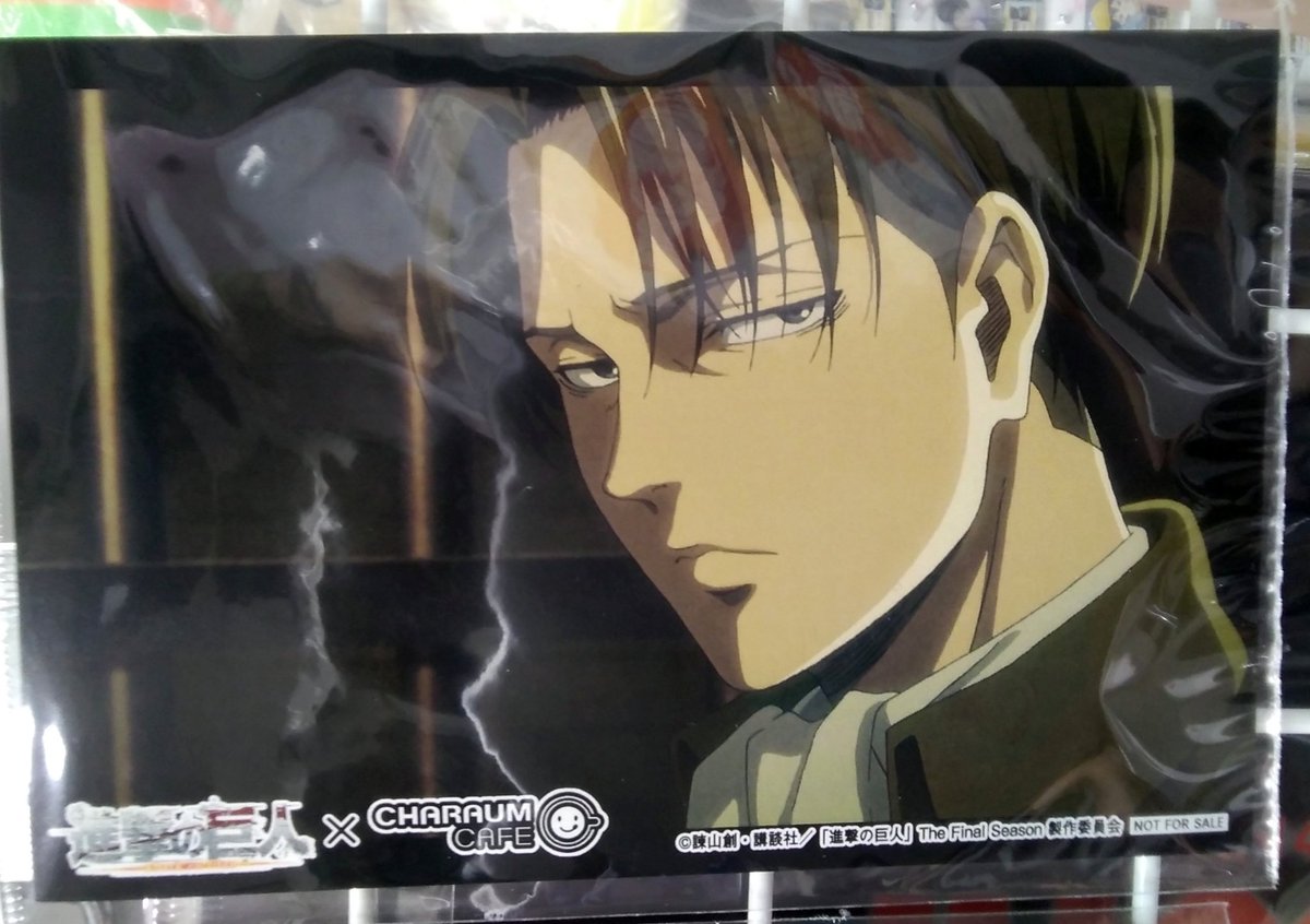 進撃の巨人 キャラウムカフェ リヴァイ兵長 缶バッジ10点 TVアニメ『進撃の