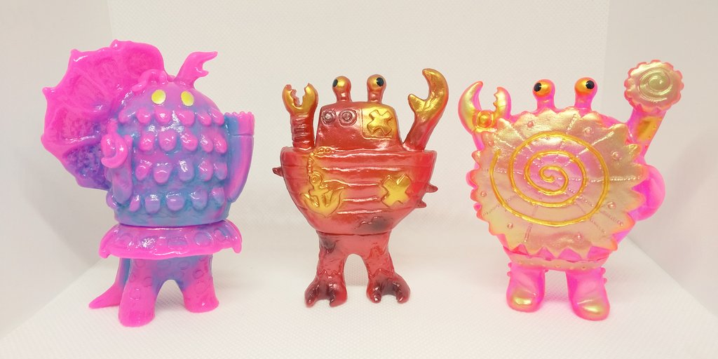 かに よいこのかいじゅう ウズマキガニ うちだゆうき ソフビ かに よい