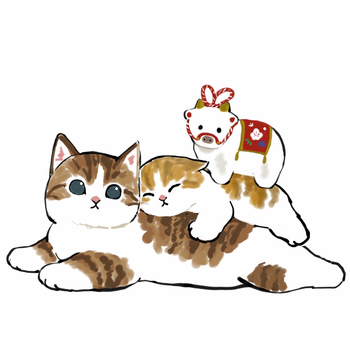 明けましておめでとうございます㊗️ 今年もにゃんこ共々よろしく