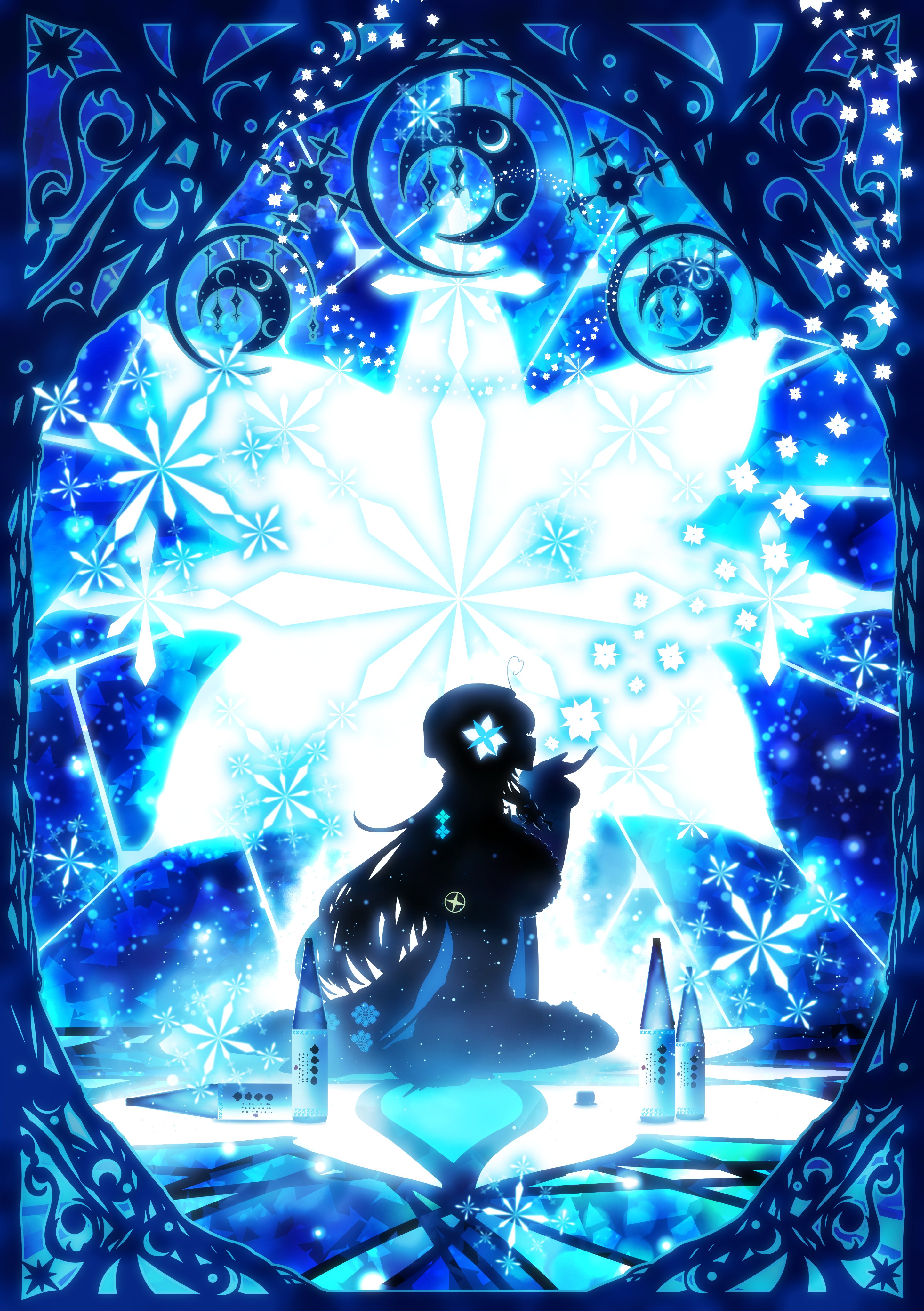 ホロライブ ReGLOSS スリーブ プレマ らでん 白詰草 影絵 ハラダミユキ