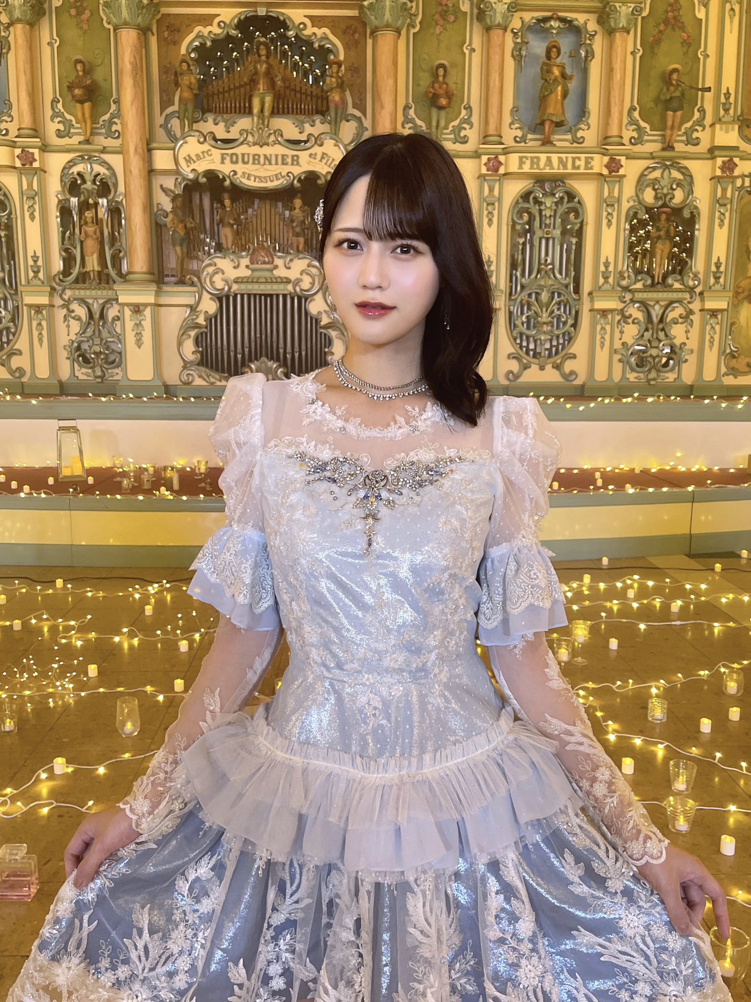 イコラブ 髙松瞳 7周年コンサート衣装 生写真 直筆 チュウ 猫衣装