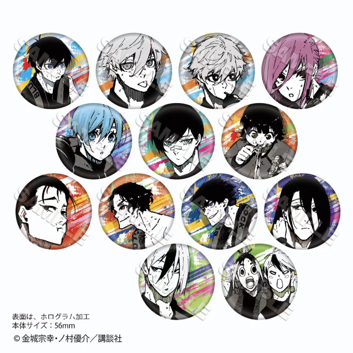 ブルーロック Muzzle ホログラム缶バッジ 中国再販決定！