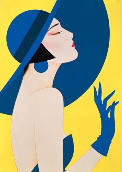 鶴田 一郎 紫の想い 希少 レア 美人画 ノエビア パズル 完成品 額付 鶴田