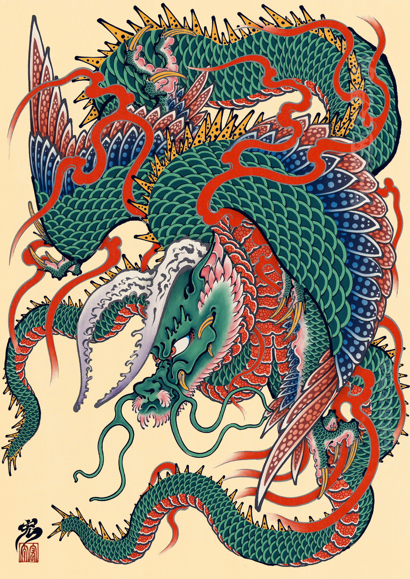 龍の絵 龍の色彩絵 龍の色彩絵 龍イラスト Amazon.co.jp: Z X ゼクス 異