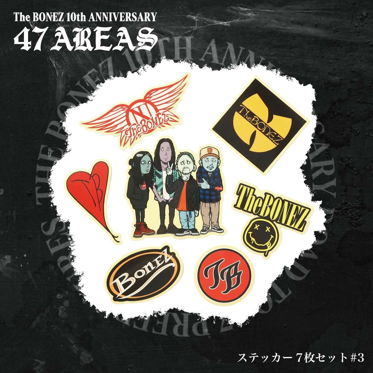 The BONEZ tシャツ 帽子 ステッカー The BONEZ tシャツ 帽子 ステッカー