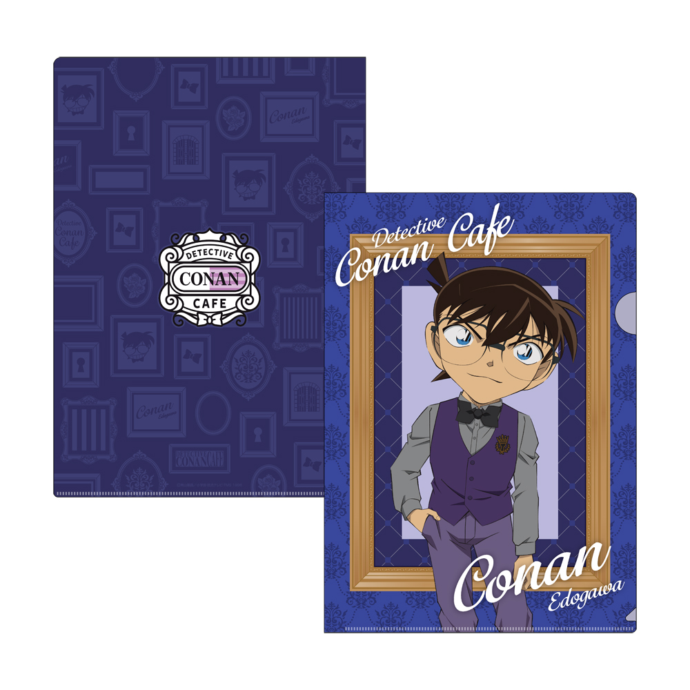 コナンカフェグッズ】名探偵コナン 連載30周年記念カフェ スクエア缶