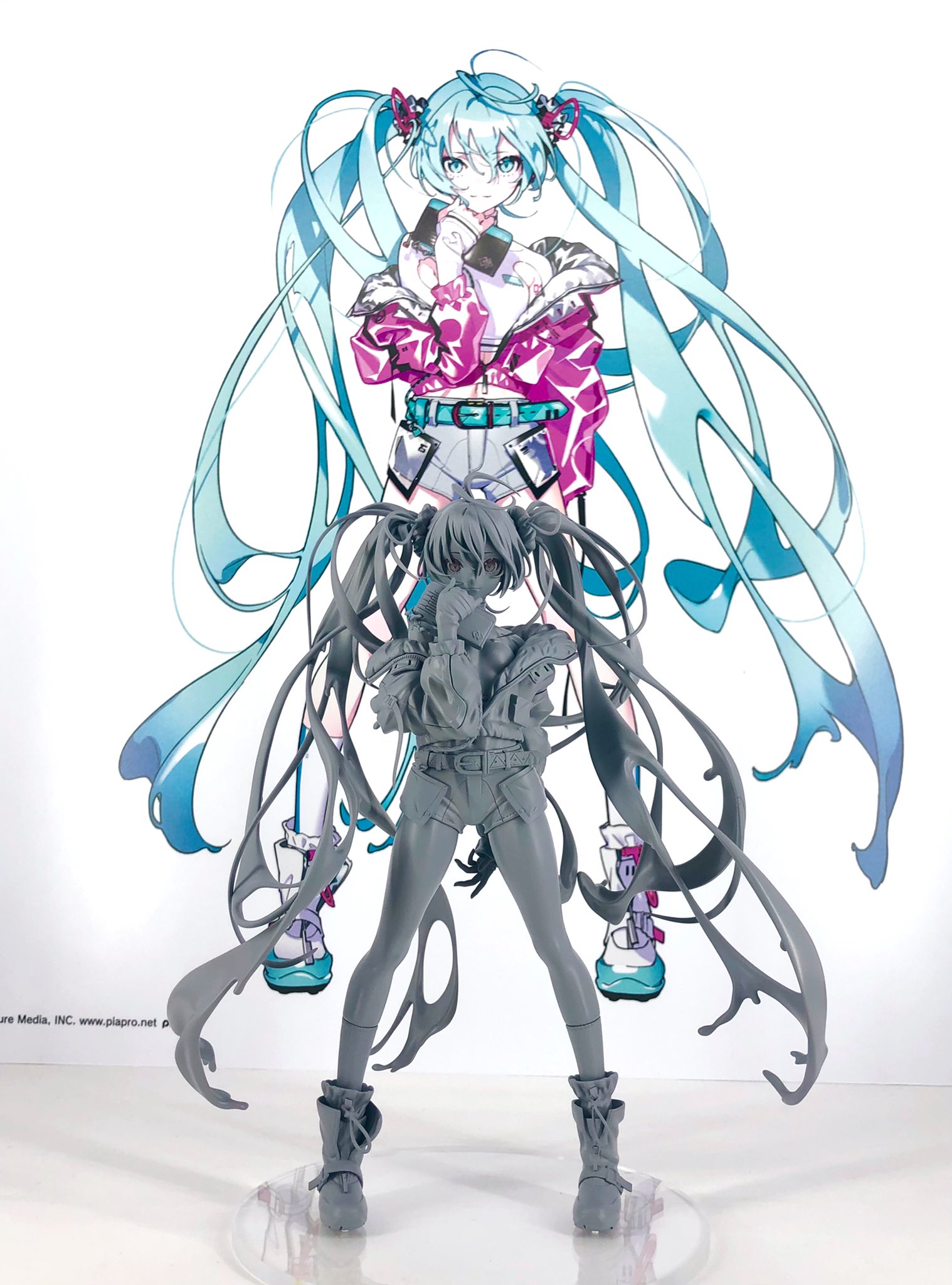 初音ミク キャラファイングラフby米山舞 初音ミク A3キャラファイン