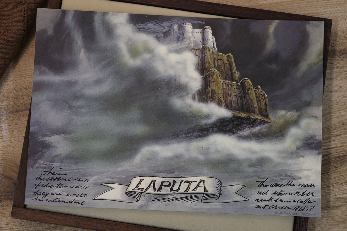 天空の城ラピュタ 35周年記念 ミニポスターミラー セット新品 天空の城