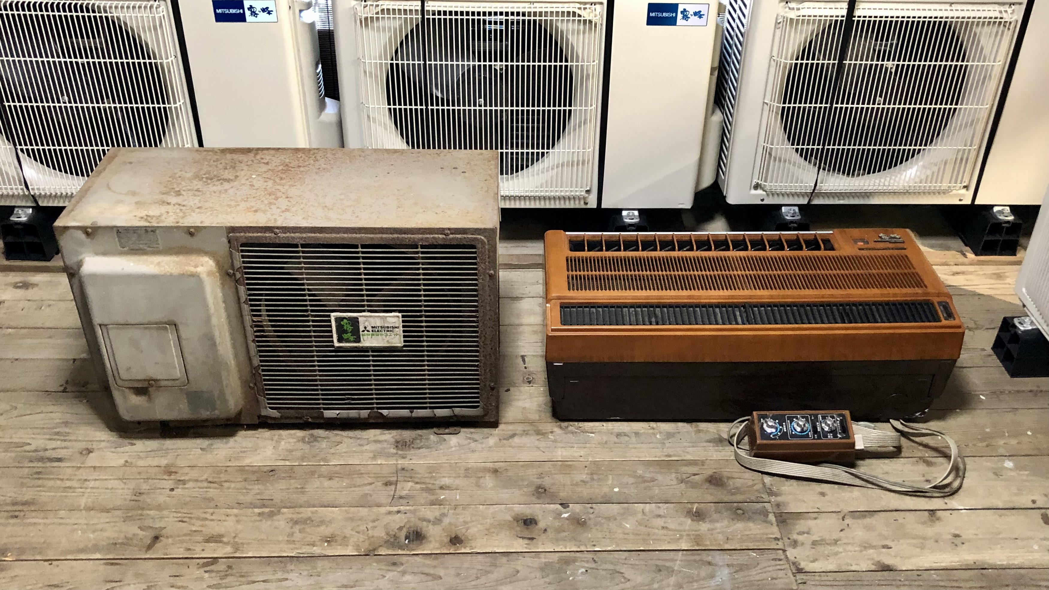 卸売 レトロエアコン 霧ヶ峰 昭和 ジャンク品】室内機のみ昭和レトロ