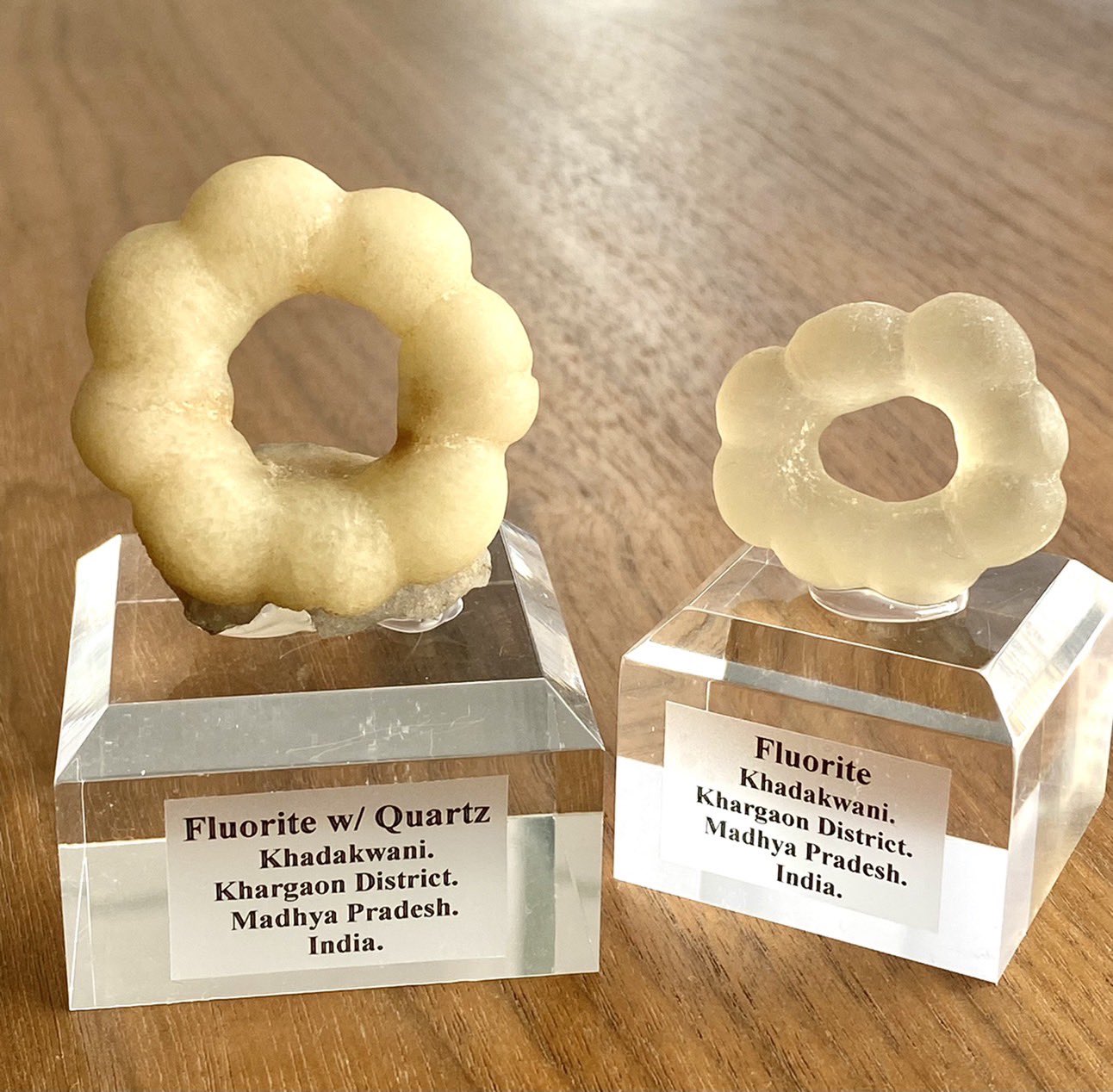 フローライト リング ポンデリング インド産 原石 鉱石 標本 ④ 珍奇