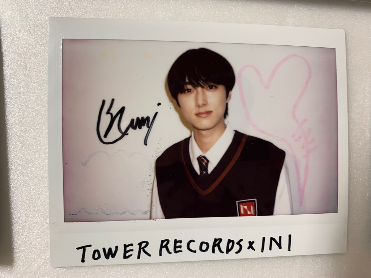 尾崎匠海 サイン入りチェキ 尾崎匠海 INI サイン入りチェキ B賞 a-X