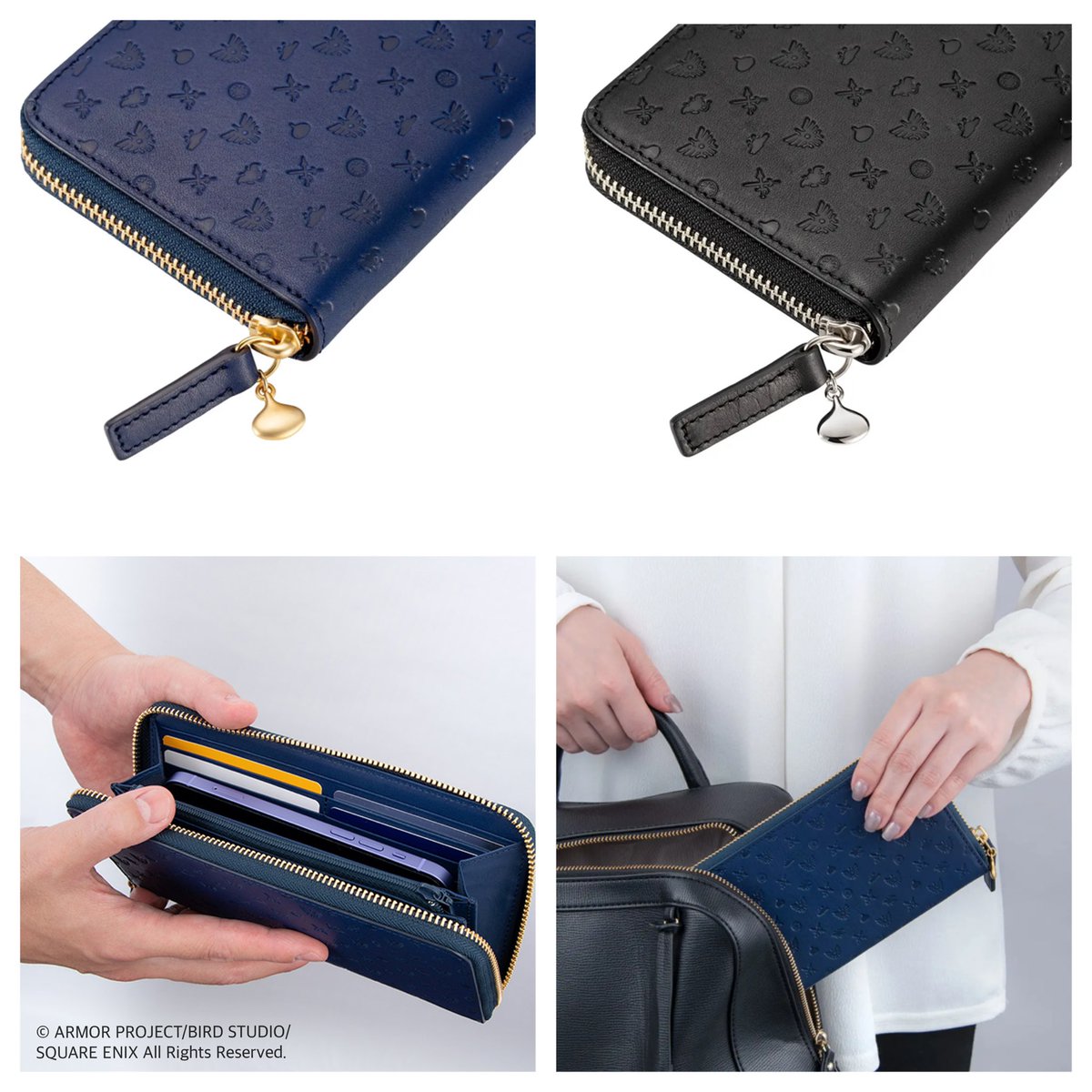 ドラゴンクエスト レザーラウンド ファスナーウォレット ロト 長財布