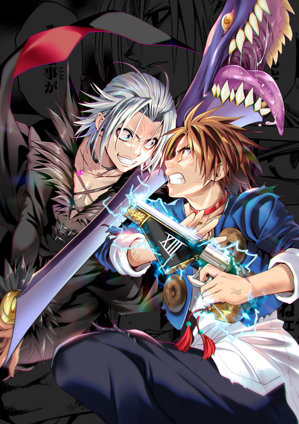 今週のイラストはトレインvsクリード！ 最終決戦をイメージして描いた