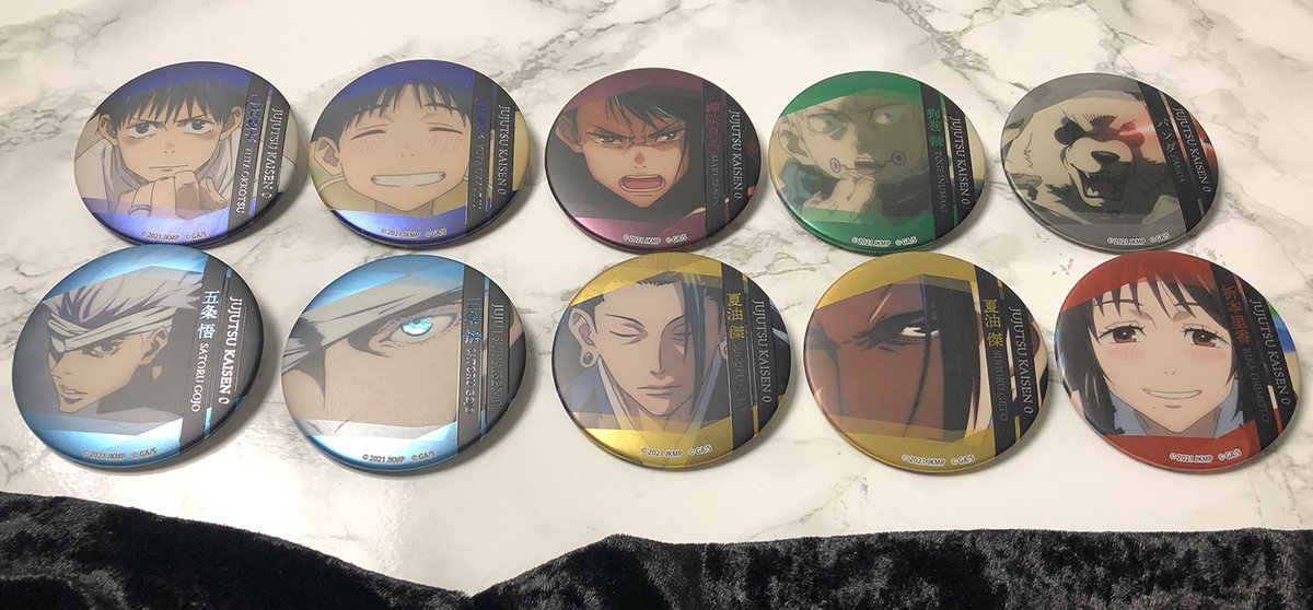 呪術廻戦 劇場版0 名場面缶バッジ 五条悟 【公式通販】