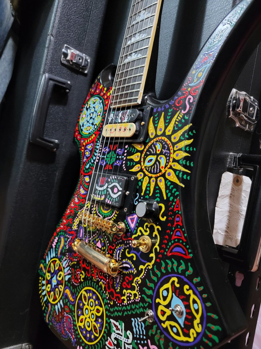 専用/ネック持込/サイケデリック/hideモデルギター再現品 自作Hide