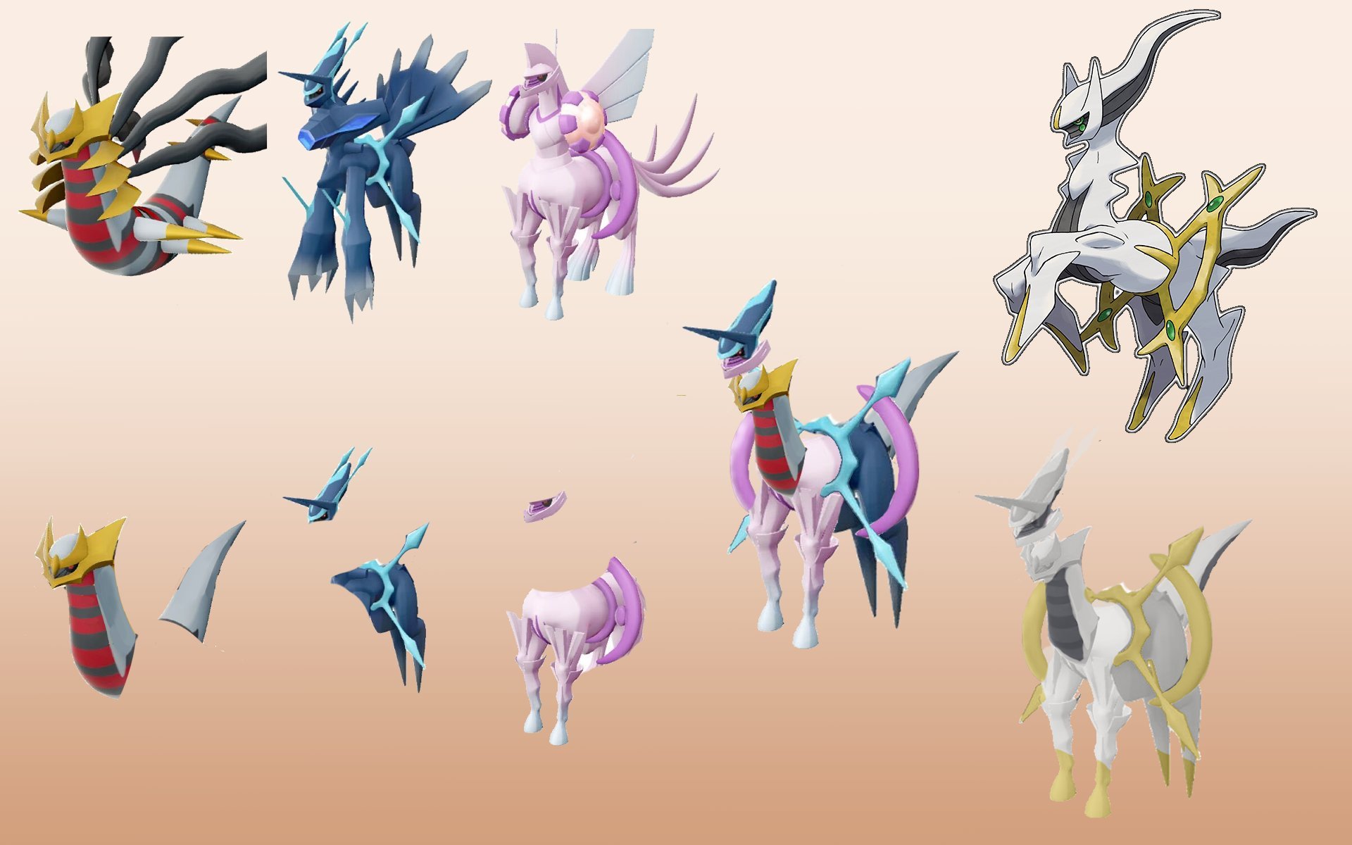 連番PSA10 ギラティナ アルセウス オリジンパルキア オリジン