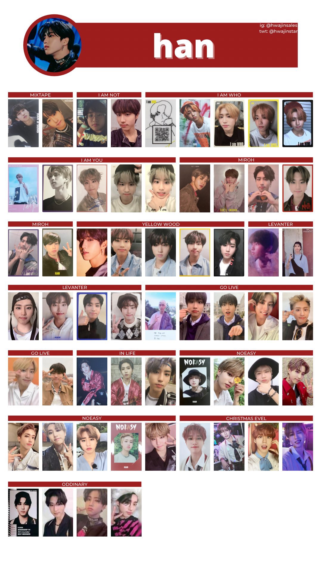 straykids スキズ ハンジソン han jisung トレカ まとめ ハンジソン