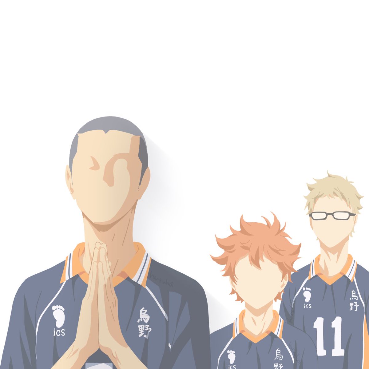 よろしくお願いします。 #イラスト #ハイキュー #田中龍之介 #日向翔陽