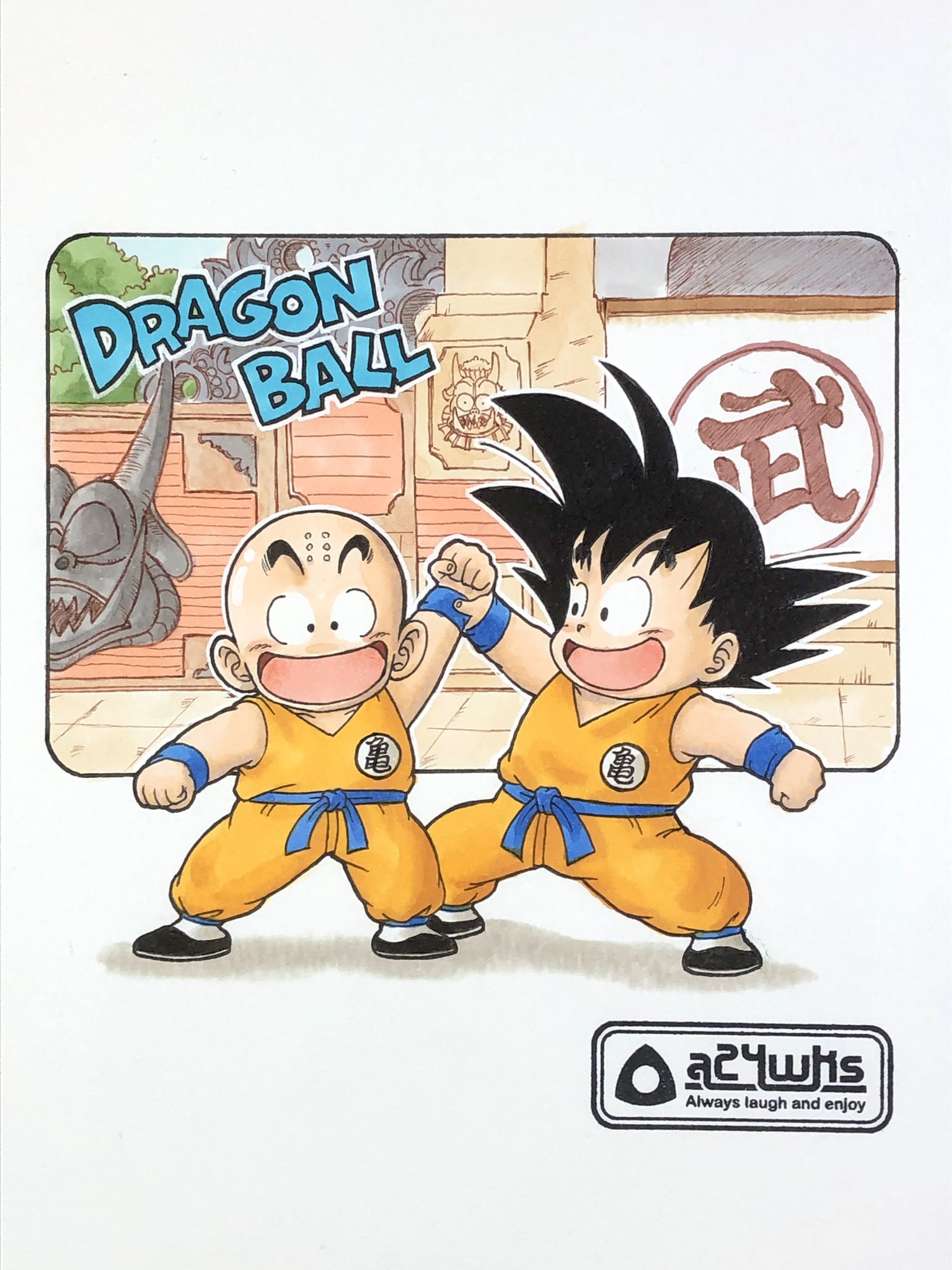 ドラゴンボール 天下一武道会 孫悟空 VS マジュニア アートポスター