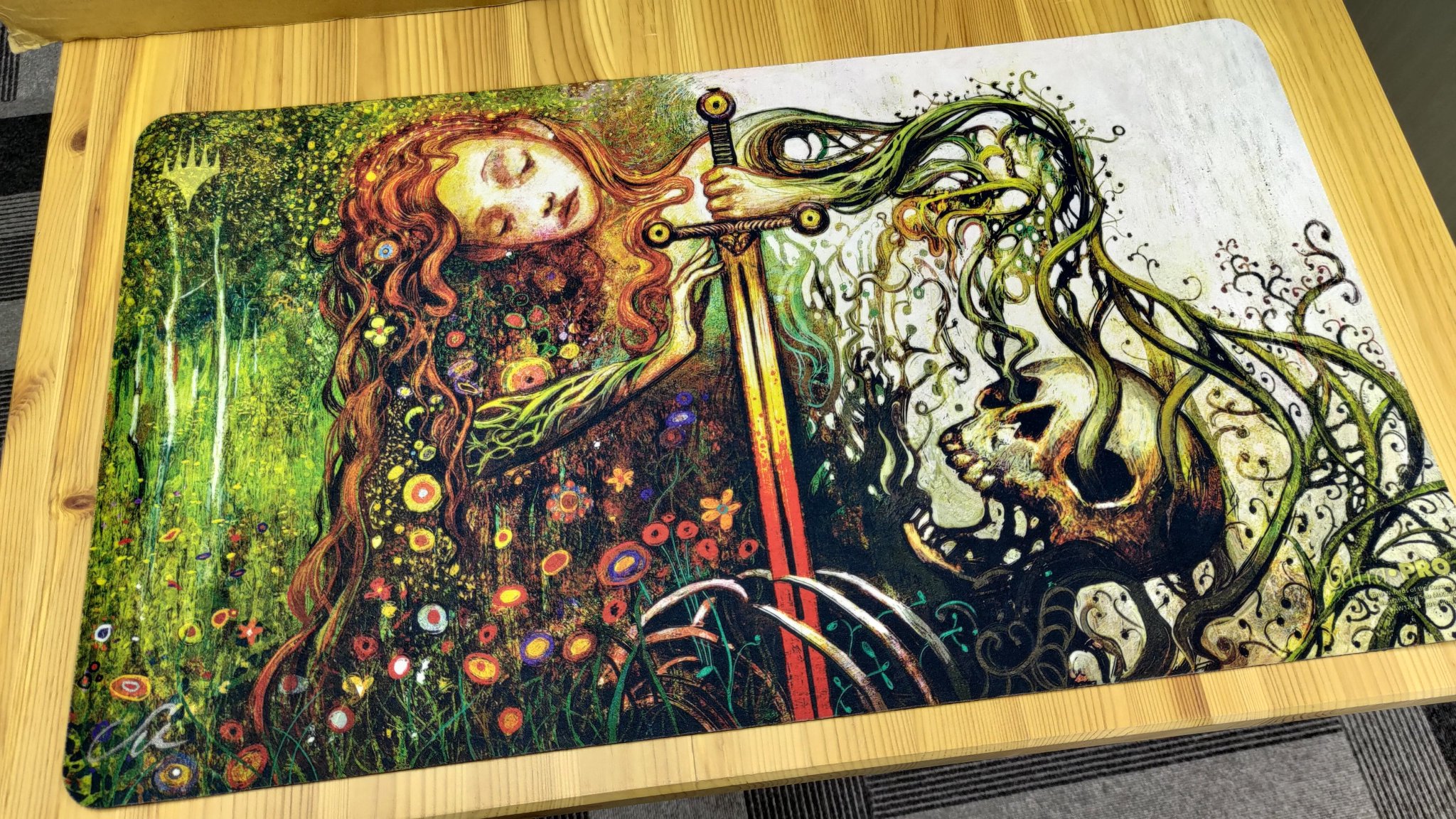 MTGプレイマット 復讐に燃えた再誕