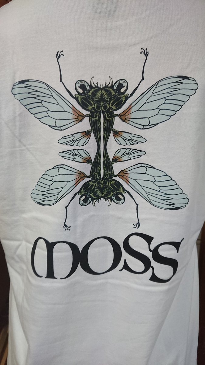 ついに来ました！ 森田剛さんMOSS公式トンボTシャツ✨ 箱を梱包してる
