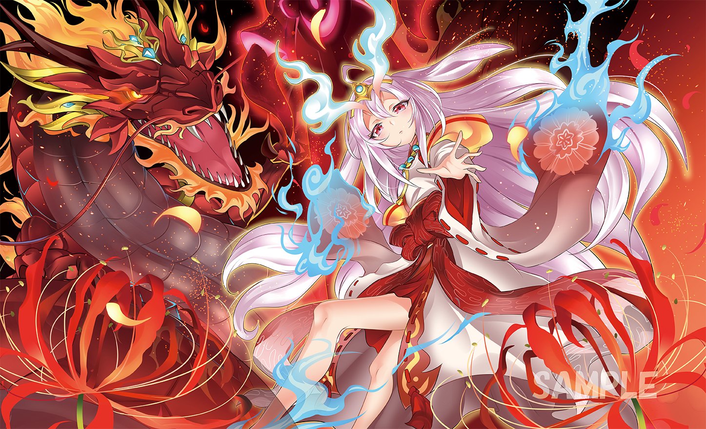 シ*ナ様 遊戯王プレイマット『倶利伽羅天童』 シ*ナ様 遊戯王プレイ