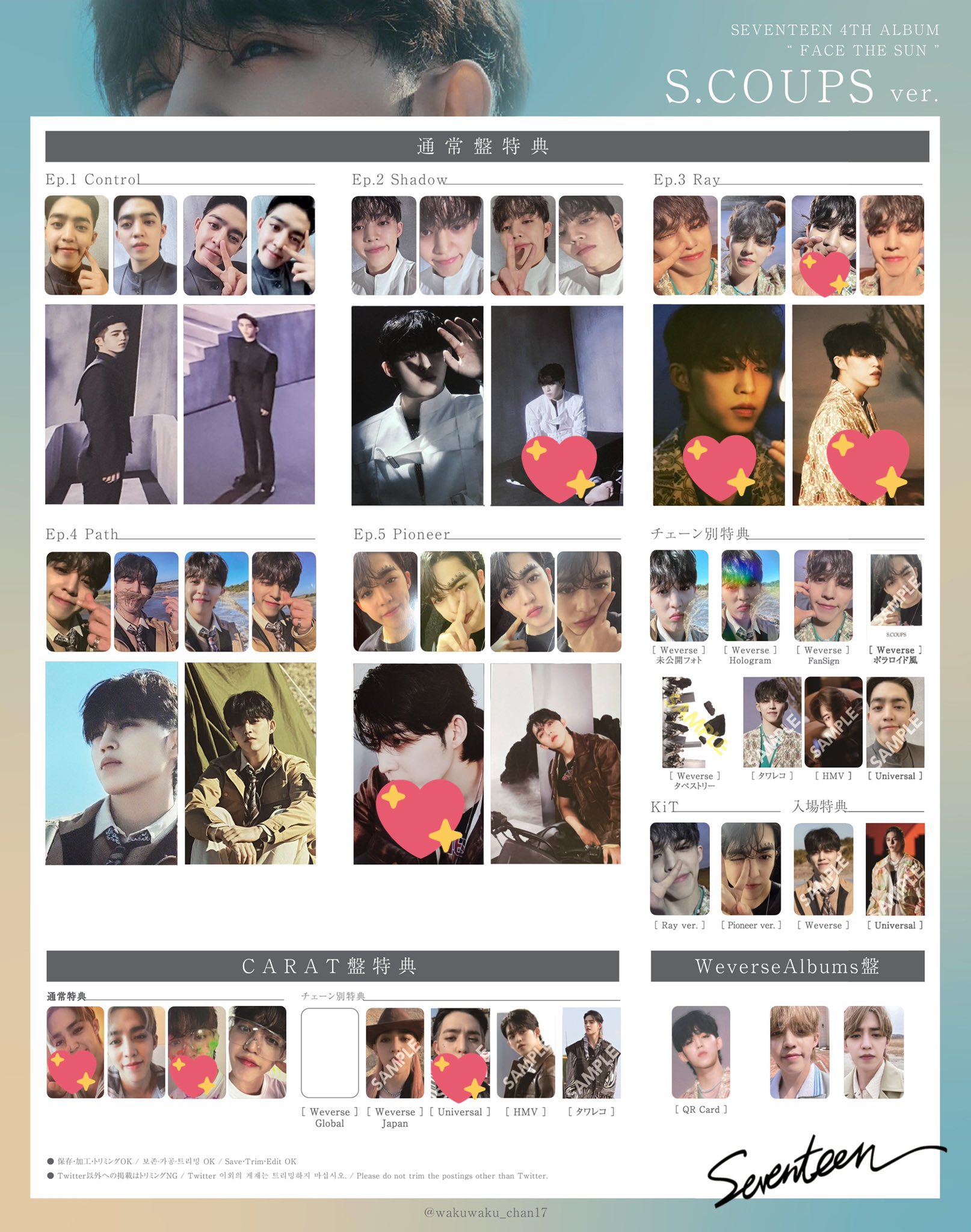 SEVENTEEN ジュン DREAM ラキドロ トレカ まとめ SEVENTEEN セブチ