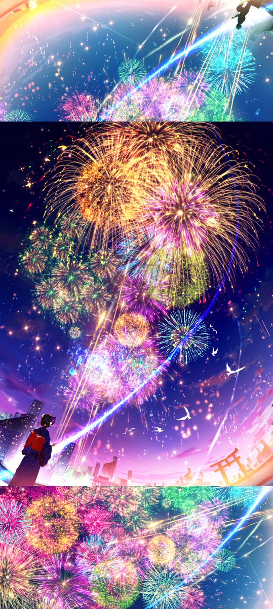 激レア】まころん 絵画 恋花火 額縁アート 激レア】まころん絵画恋花火