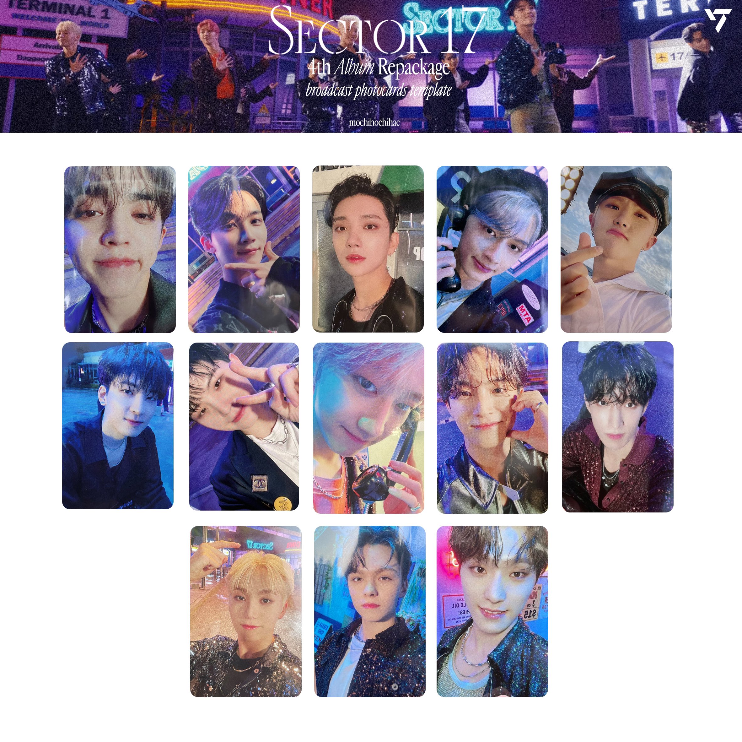 seventeen SECTOR17 トレカ 全種類 コンプリート SEVENTEEN セブチ