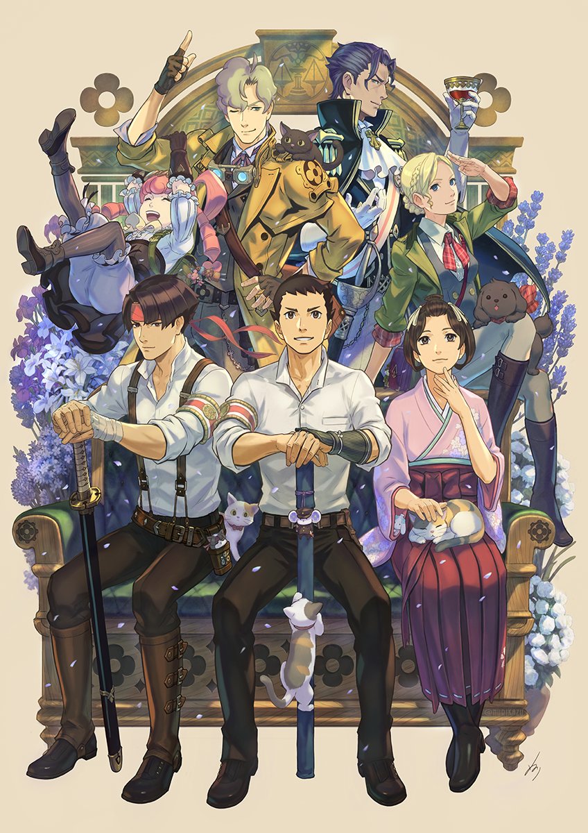 売り切れてました『逆転裁判』＆『大逆転裁判』の描きおろし絵グッズが