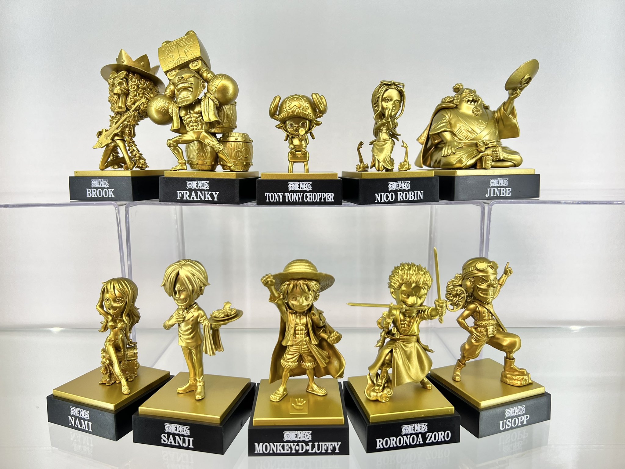 ONEPIECE 熊本復興プロジェクト 銅像ミニフィギュア 10体 ONEPIECE