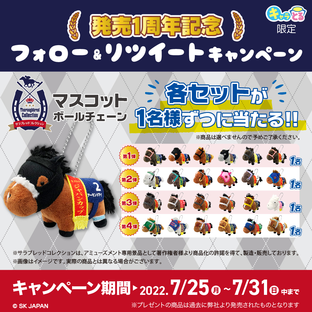 サラブレッドコレクション マスコットボールチェーン 第1弾