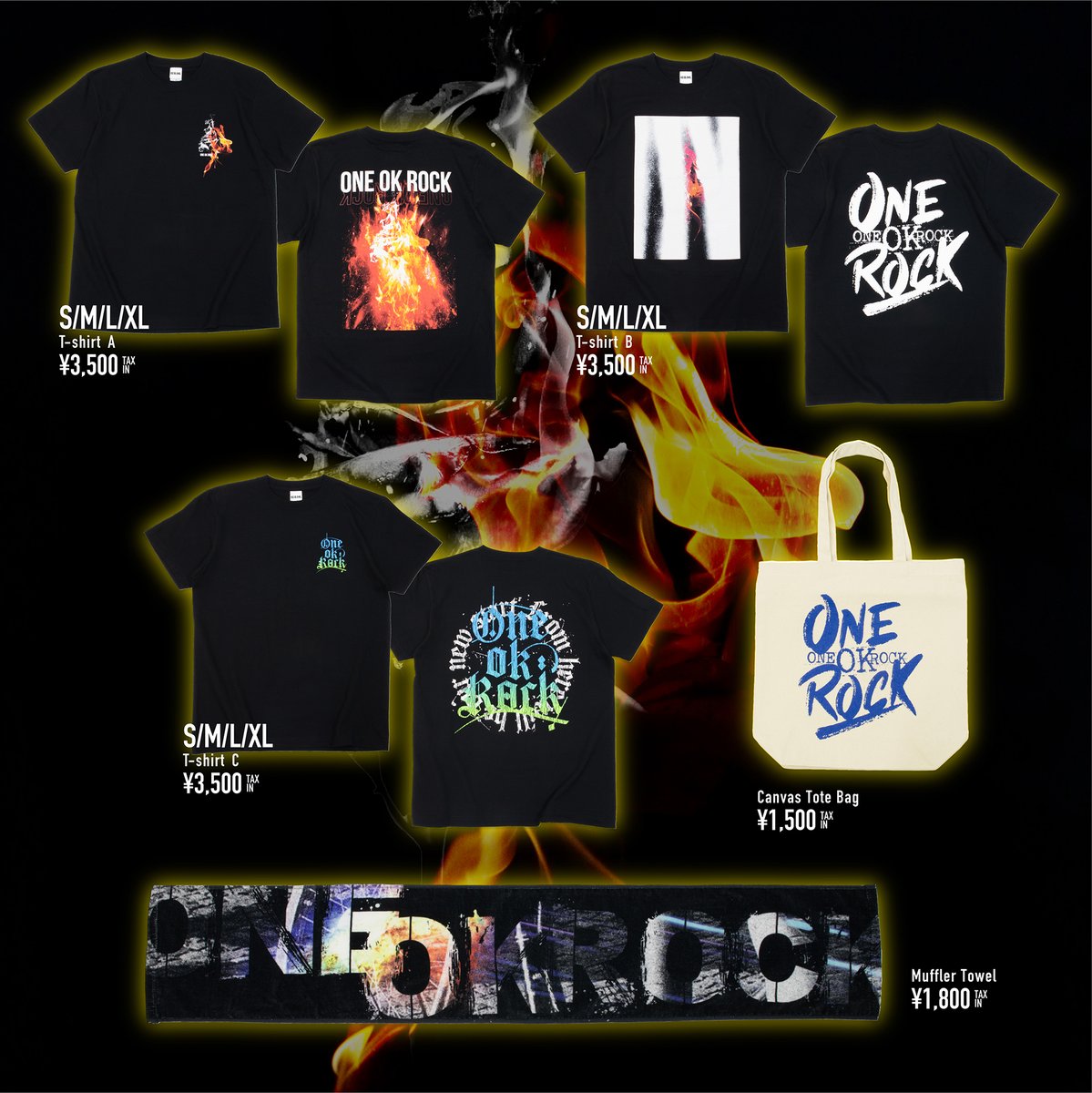 ONE OK ROCK グッズセット ワンオク ツアーグッズ セット 6点セット