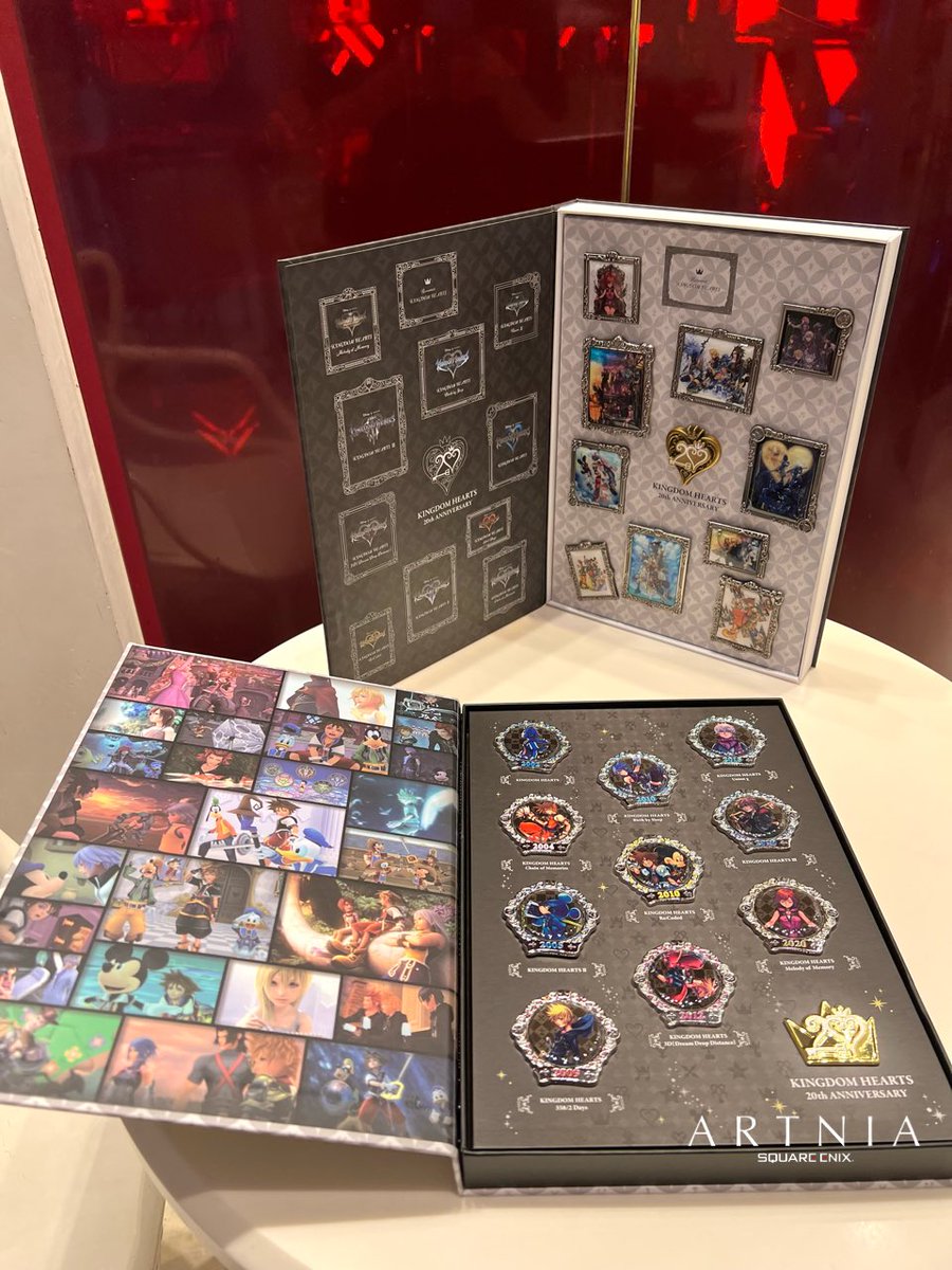 ARTNIA キングダム ハーツ / 20th Anniversary ピンズボックス Vol. 1
