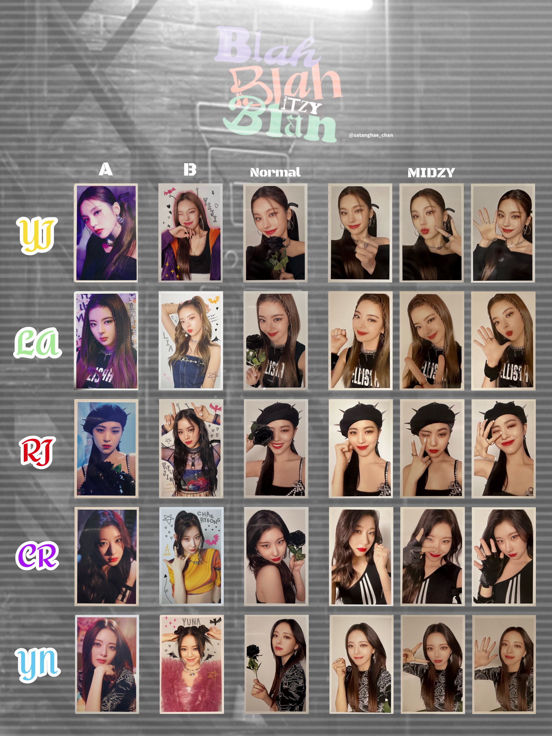 itzy リア blah blah blah チェキ itzy リア blah blah blah チェキ