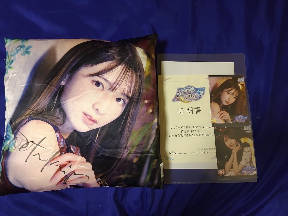 菅原咲月 乃木フェス サインチェキ 乃木坂46 菅原咲月 直筆サイン入り