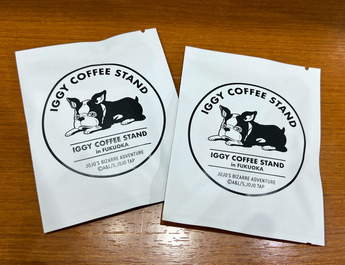 また、アニメ10周年記念展の福岡会場には「IGGY COFFEE STAND in