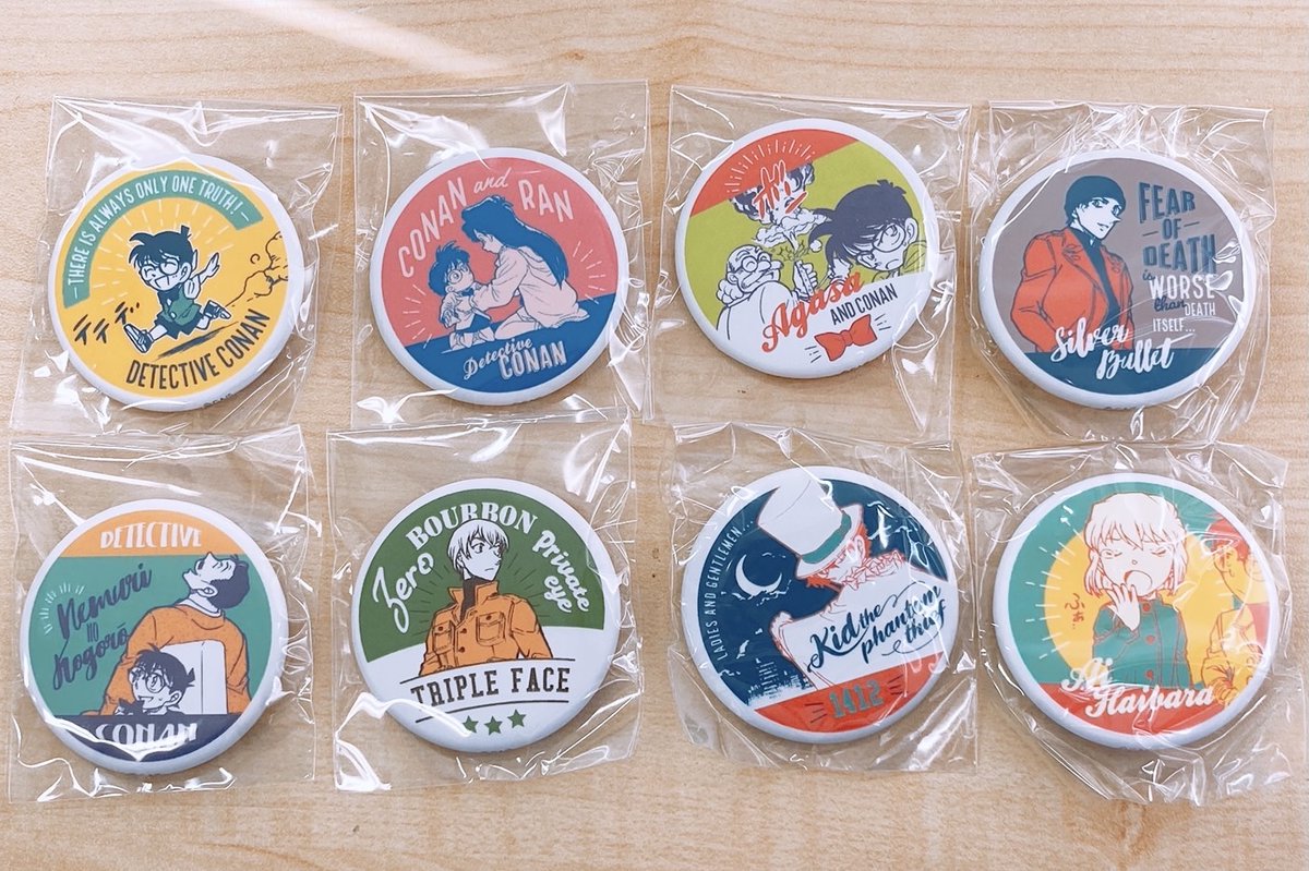 青山剛昌ふるさと館 名探偵コナン 缶バッジ 入場特典 名探偵コナン鳥取