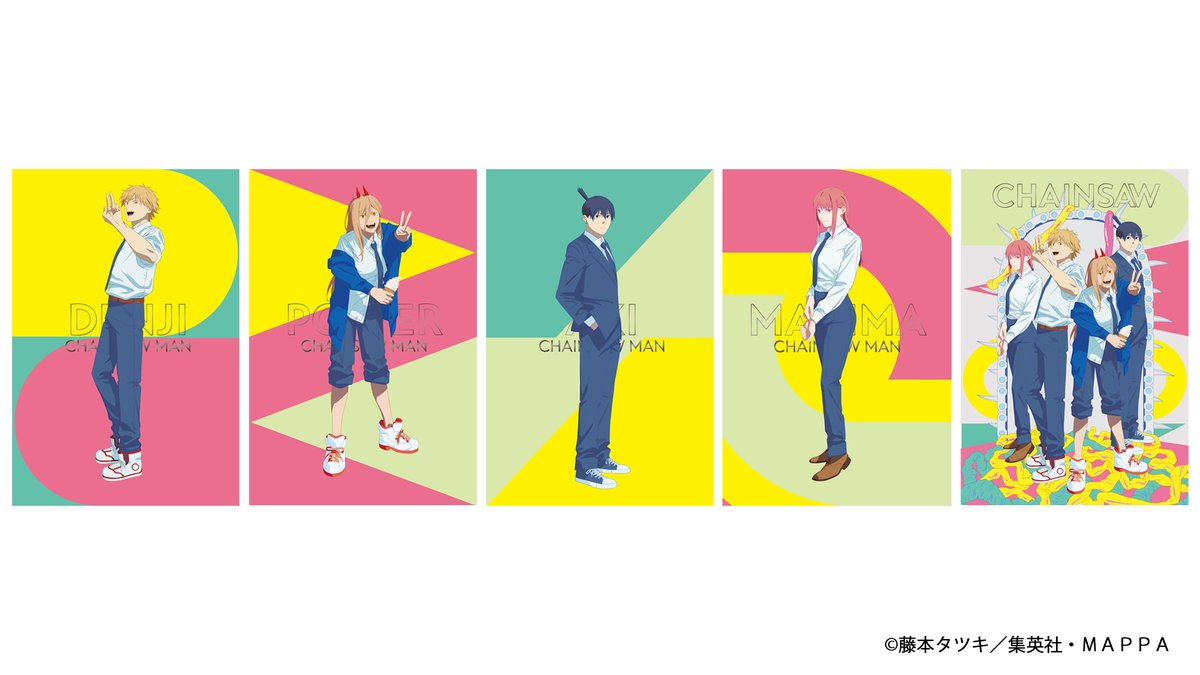 チェンソーマン ジャンプフェスタ 私服 生ブロマイド デンジ アキ