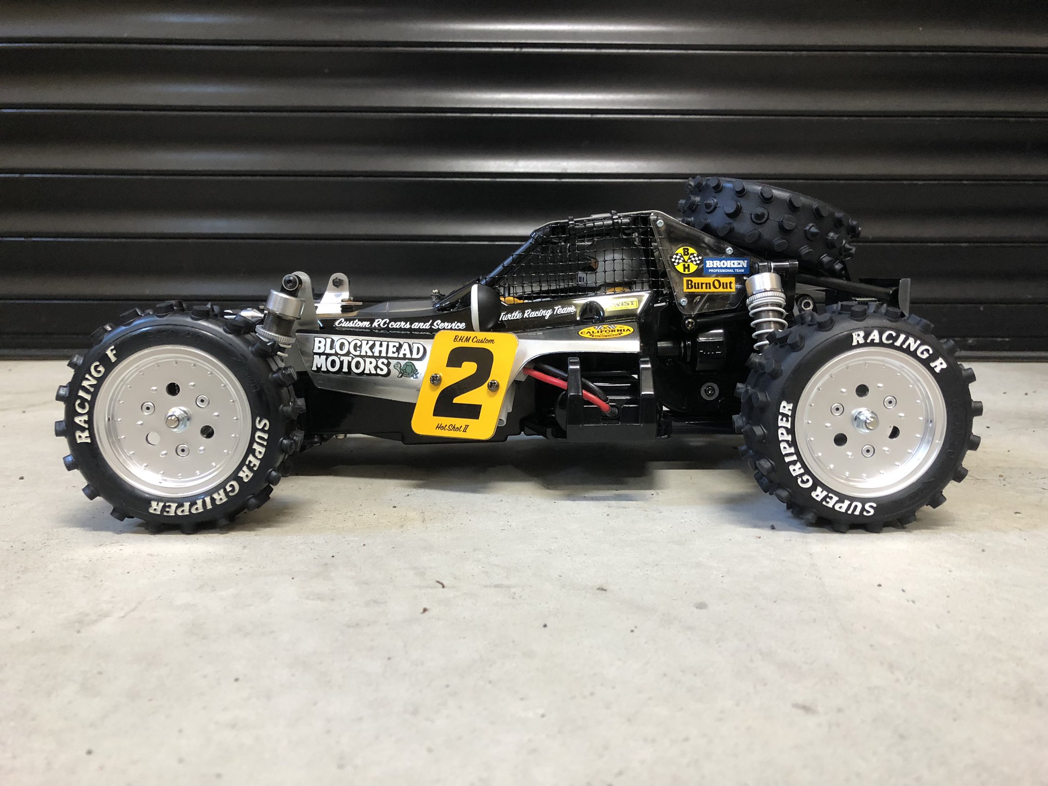 タミヤ ホットショットII ブロックヘッドモータース カスタム プロポ