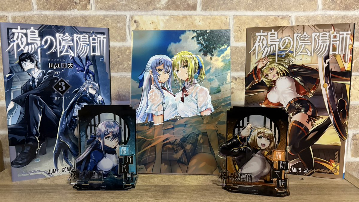 鵺の陰陽師』11巻 代葉&七咲オーロラアクリルボード 当選 非売品 抽選