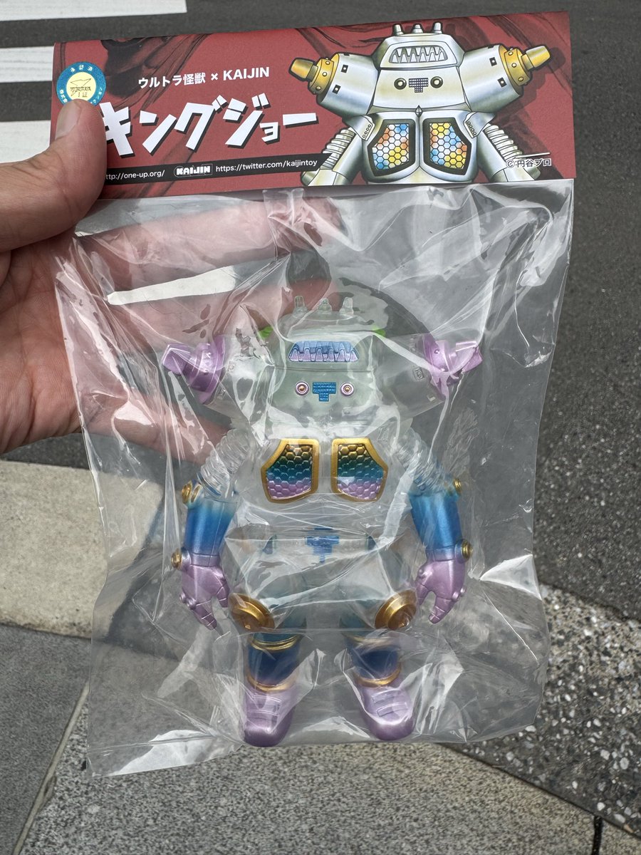 KAIJIN × One up. メカゴジラ MK-2 パープル 紫 ソフビ 2025年最新
