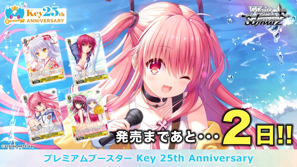 ヴァイスシュヴァルツ Key 25th むすんだ未来 うみ&識 SSP N むすんだ