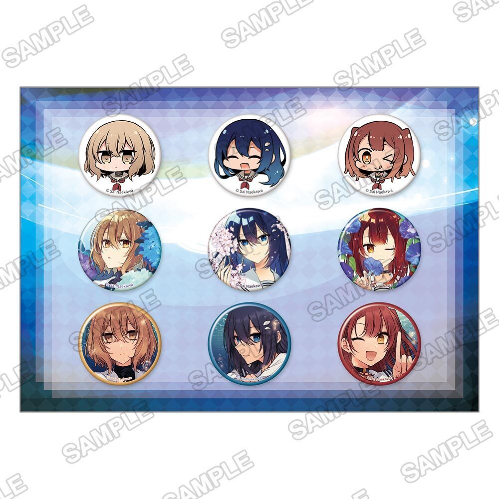 苗川先生描き下ろし缶バッチセット発売❗️ ＼ わたたべ缶バッジが