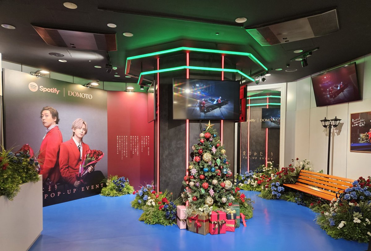 薔薇の配布🌹は本日分終了ですが、109地下一階のポップアップスペース